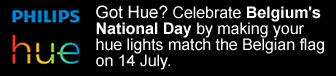 Celebrate Belgian Independence Day with your Hue lights!